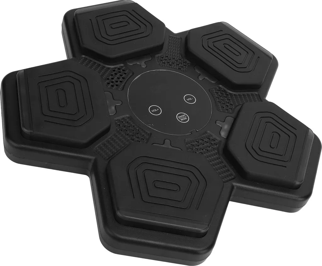 Machine de Boxe Musicale Enfant Noir avec Cible Murale Interactive Smart