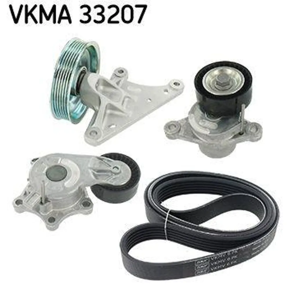 Supprimer les sifflements Peugeot 208 avec le kit SKF VKMA 33207