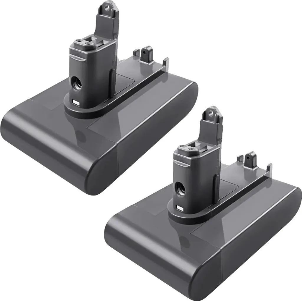 Batterie de rechange 22,2V 5000mAh pour aspirateur sans fil balai (2 pcs)