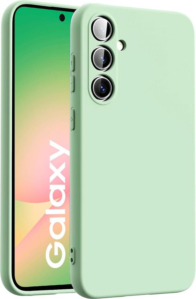Hülle für Samsung Galaxy A56 5G Handy Schutz Cover Silikon Gel Case Handyhülle, grün