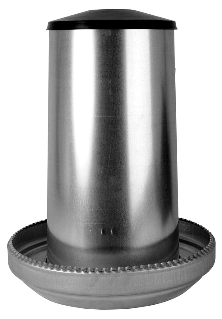 Futterautomat für Geflügel - verzinkt - 42 kg