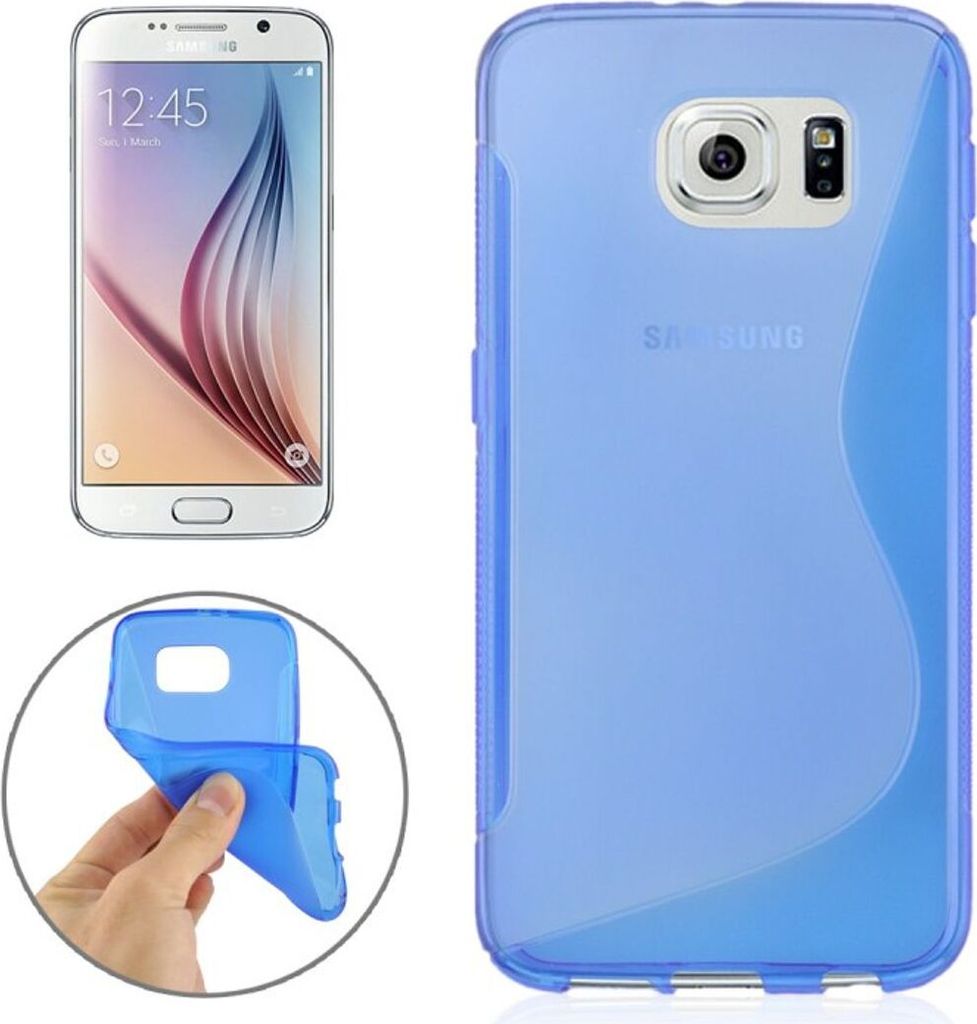 Handyhülle TPU-Schutzhülle für Samsung Galaxy S6 SM-G920F Blau