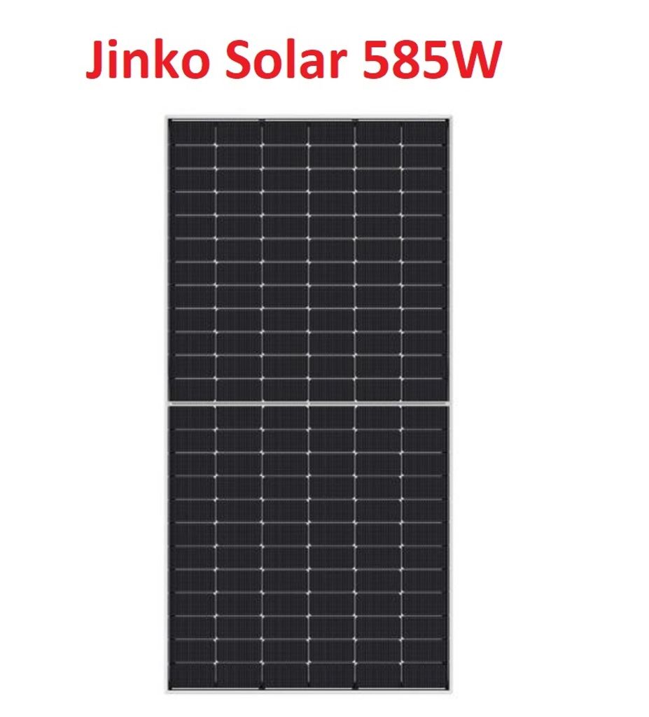 4x 585W Jinko Solarmodul JKM585N-72HL4-V Rahmen Schwarz PV Photovoltaik JK03M ( BFR)