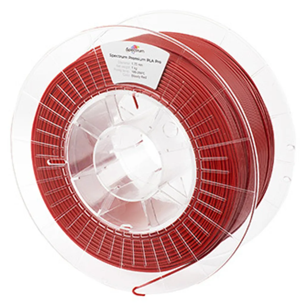 Filamento 3D Spectrum, PLA Pro, 1,75 mm, 1000 g, 80112, rosso sangue