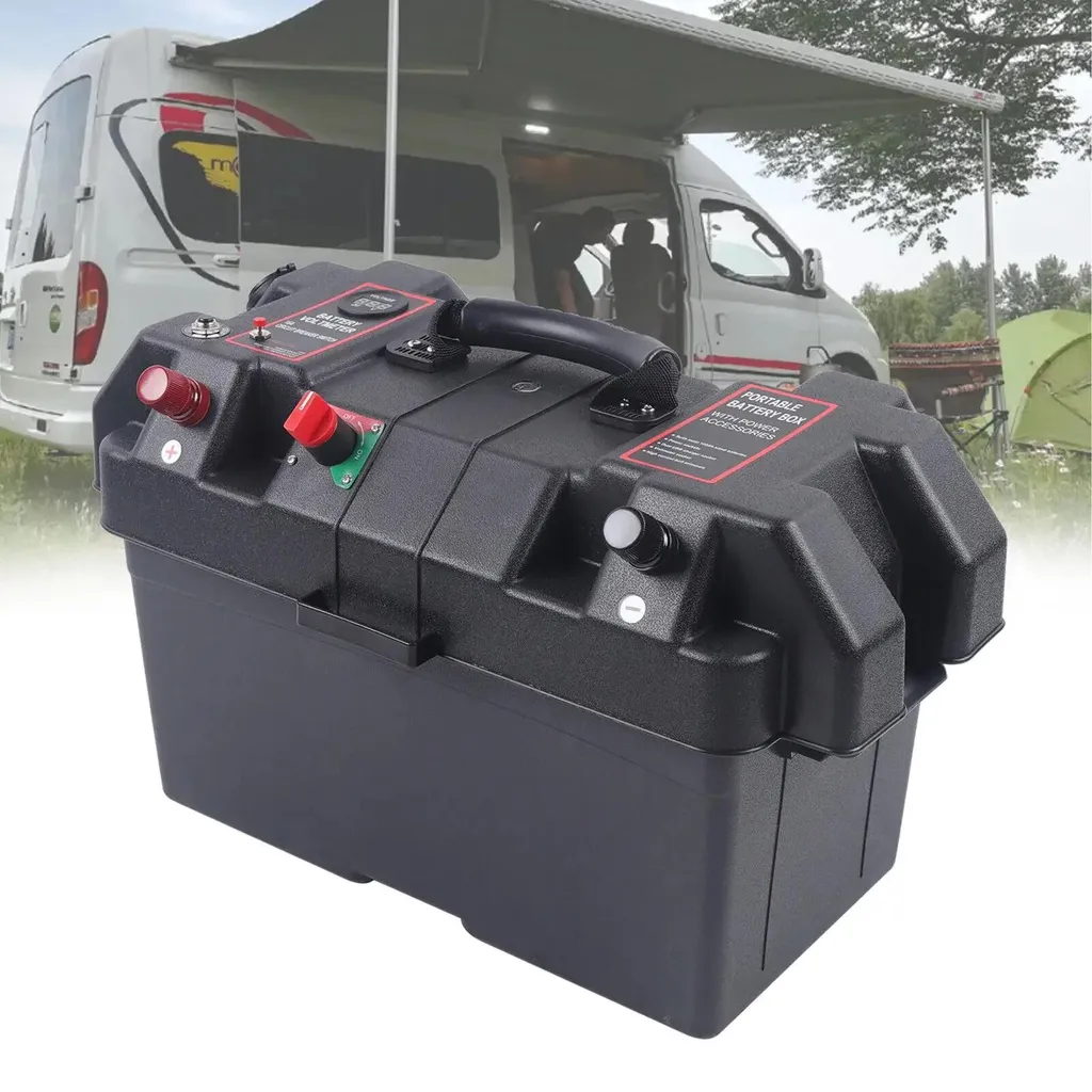 Boîtier de batterie durable avec ports USB rapides et design antichoc