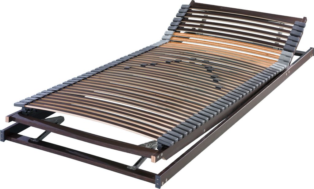 fan Lattenrost Federholzrahmen Elastic Flex Plus KF verstellbar mit Bettkastenfunktion 100x200 cm