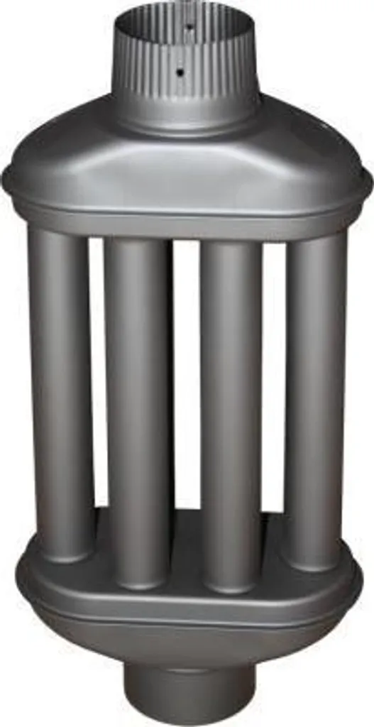 Récupérateur de chaleur pour poêle à bois 130mm anthracite 0,55m Zemini
