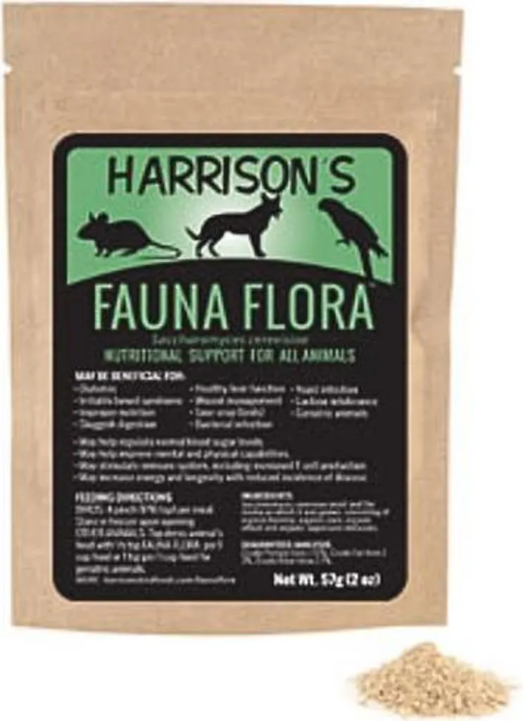 Harrison's Fauna Flora 56g: Integratore Digestivo Probiotico per Pappagalli