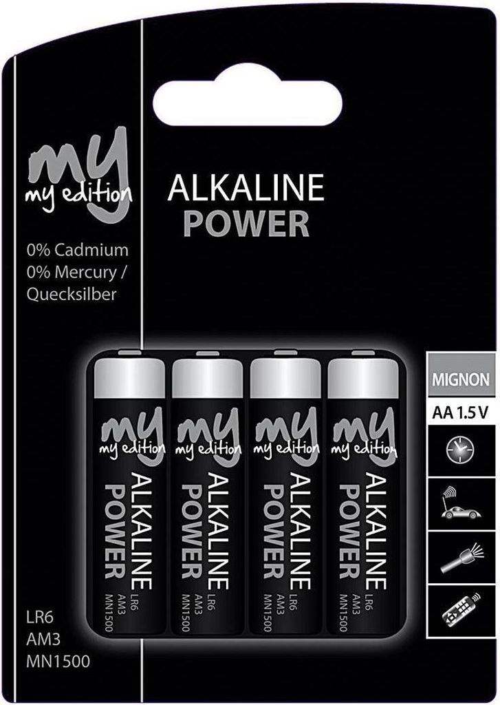 my edition Alkaline Batterie 4 x Micro Inhalt 10 Stck