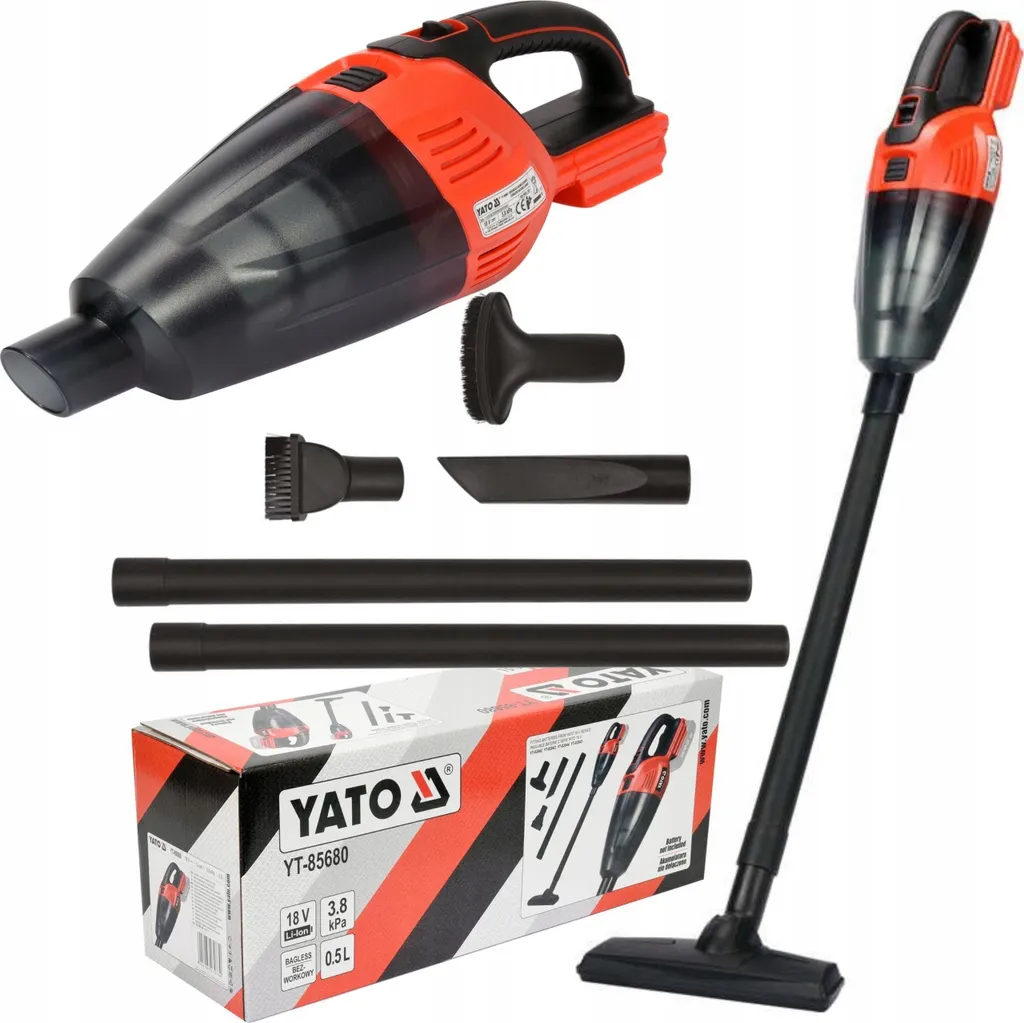 Aspirateur à main sans fil 18V avec filtre pour atelier et maison