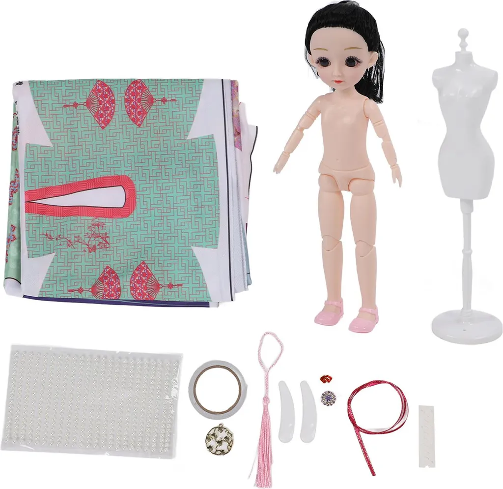 Habit poupée 30 cm Dynastie Tang pour stimuler la motricité de l'enfant
