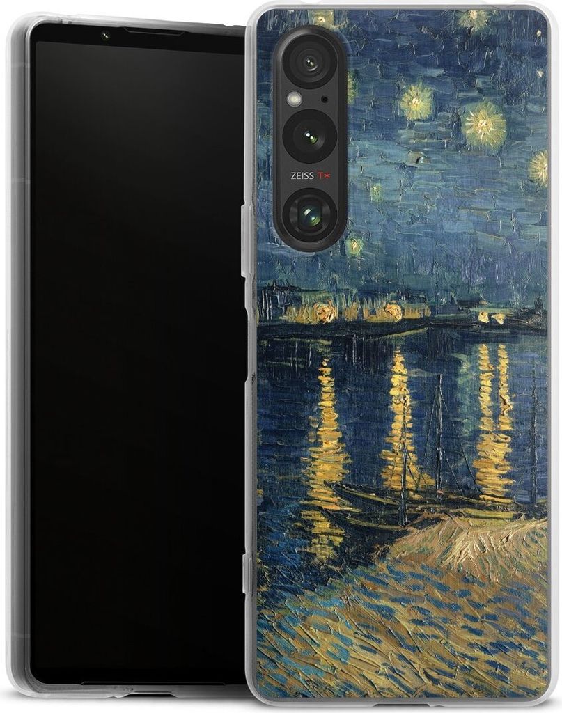 DeinDesign Handyhülle für Sony Xperia 1 V Silikon Hülle Case Smartphone Schutzhülle Kunst Malerei