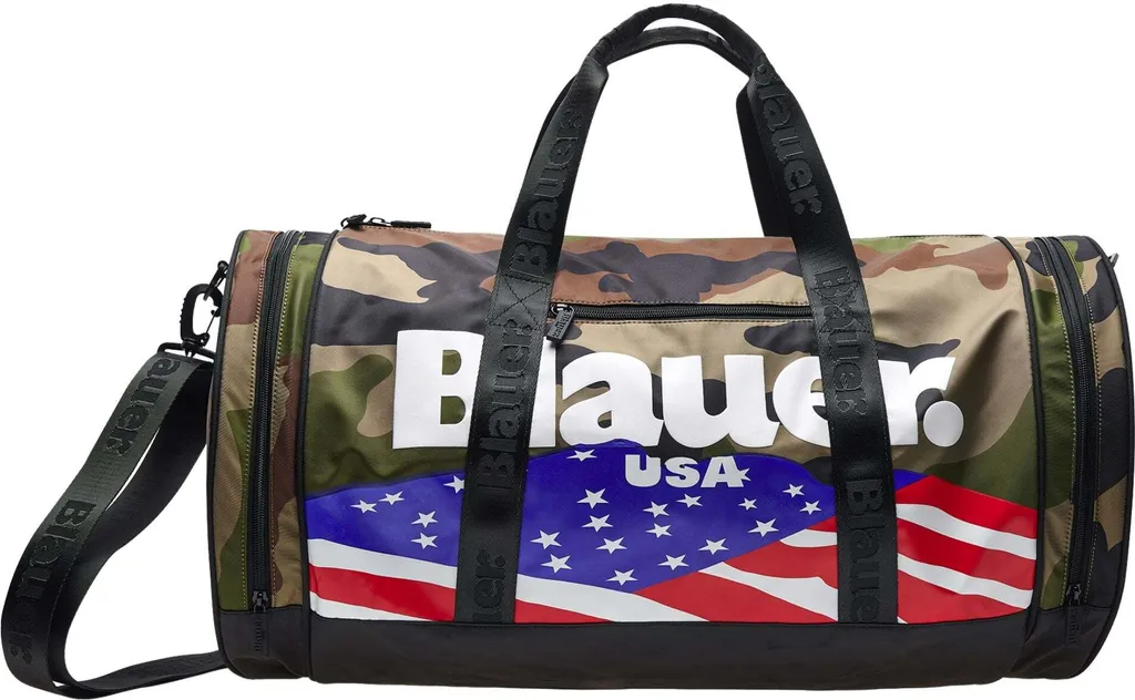 Sac de voyage Blauer Weeke Homme Vert militaire en toile imperméable