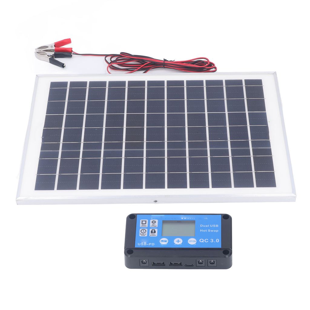 30W Solarpanel Kit 12V Solarmodul Ladegerät Solarzelle Solar Auto Ladegerät RV 30W Solarpanel Kit 12V Solarmodul Ladegerät Solarzelle Solar Auto Ladegerät RV