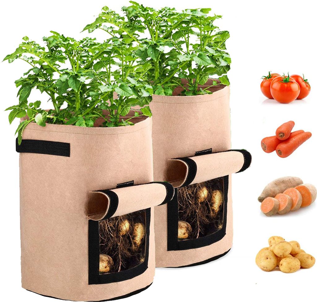 5Stück 7 Gallone Pflanztasche Kartoffel Tomaten Erdnüsse Produktbild 