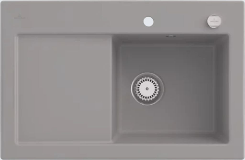 Villeroy&Boch Spülbecken, Küchenspüle Subway 45 Fossil 780x510mm, Unterschrankbreite 45cm