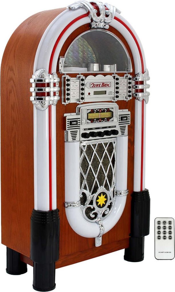 Monstershop Jukebox Retro 50. léta Hudební automat USB, SD Obrázek produktu 