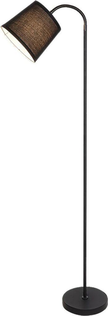 Rabalux 6640 Stehlampe Godric, E27, schwarz, rund, Modern, ø200mm