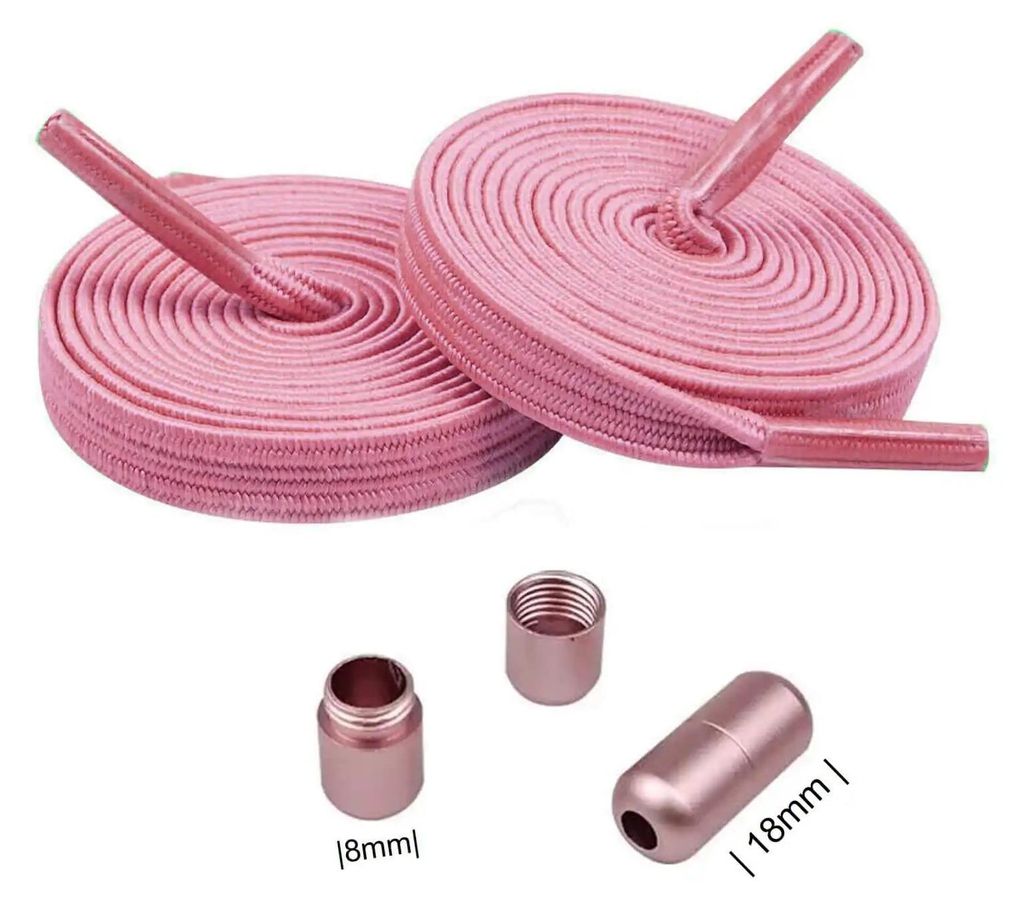 elastische schnuersenkel rosa drehverschluesse rosa