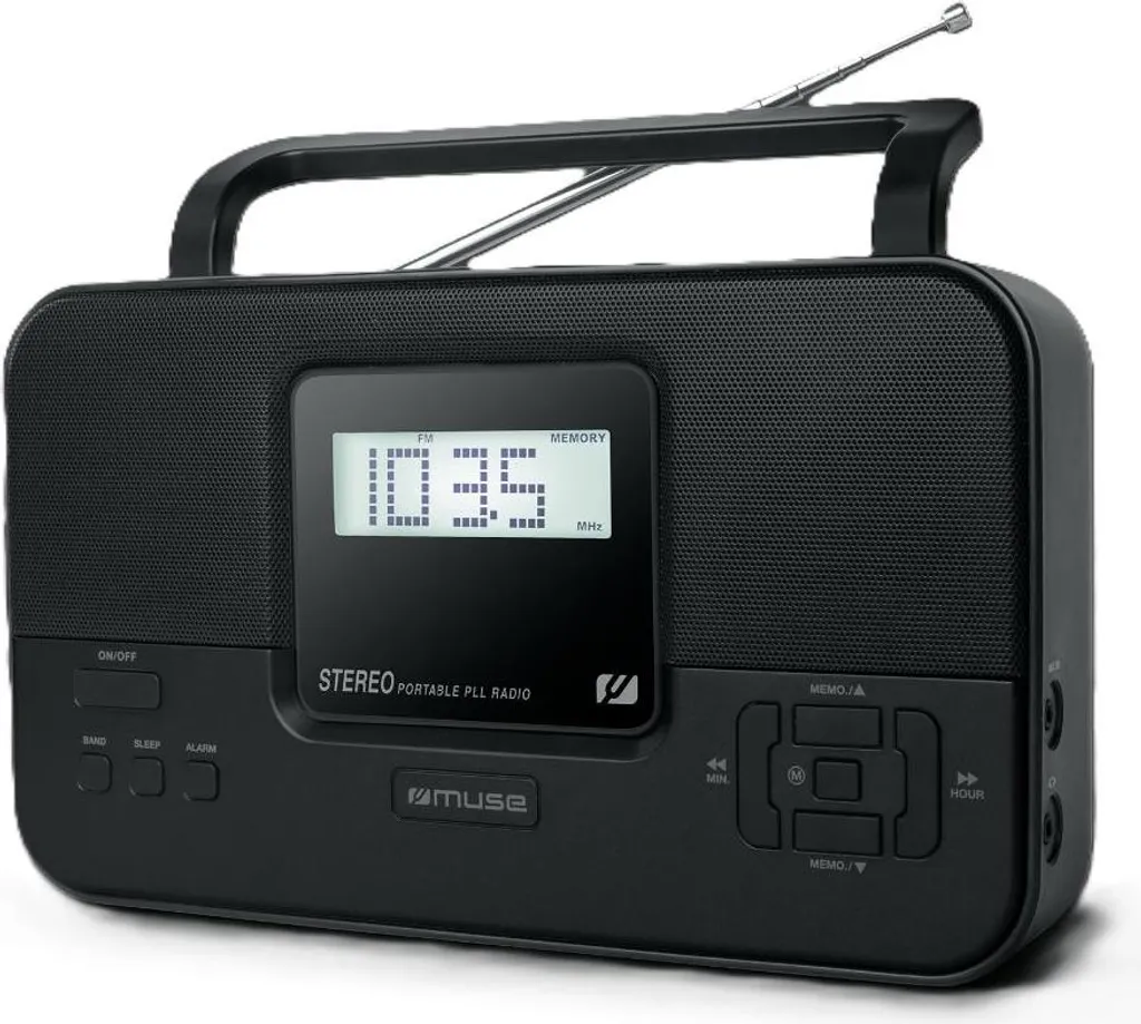 Muse M-087 MB Radio Portatile: Musica e Notizie ovunque tu sia