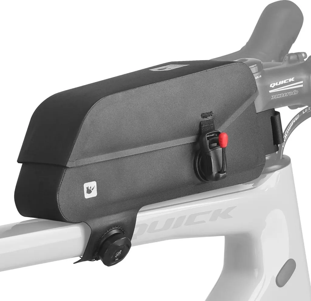 Borsa Telaio Bici Magnetica Impermeabile Nera - Accesso Rapido Top Tube