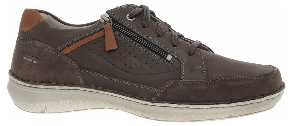 Josef Seibel New Anvers 11 sportlicher Schnürer Silber Produktbild 
