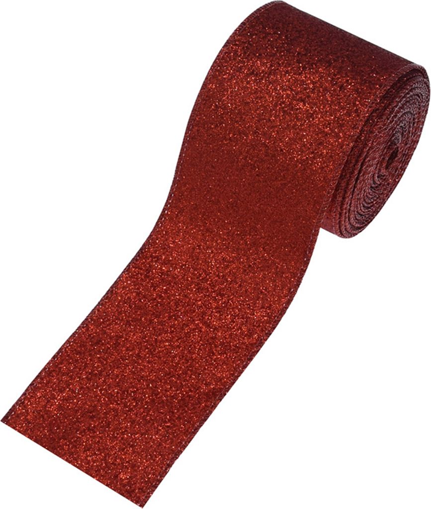 4 cm/6 cm Weihnachtsbänder Glitzer Hochglanz Multi-Farben Tränenresistente Anti-Fade-Geschenkverpackungsszenenlayout Layout Ligomose-Rot ,Größe...