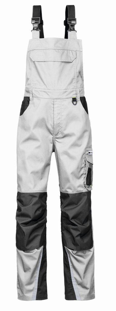 4PROTECT Latzhose IOWA Weiß/Grau 52
