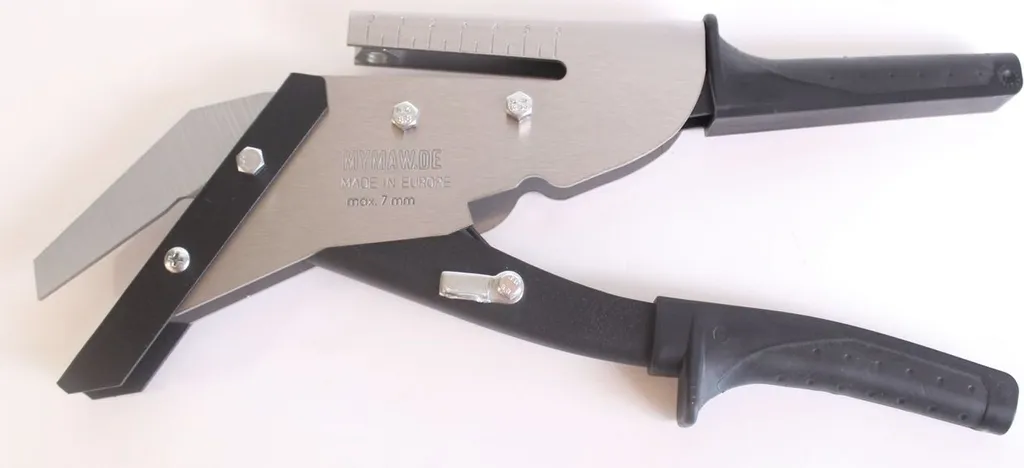 Cesoie per ardesia 55 mm in acciaio inox con punzonatura Cesoie per ardesia eternit Fibrocemento