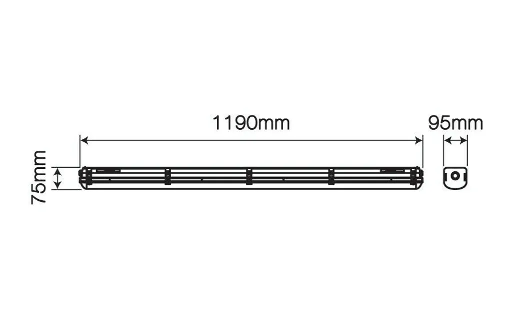 Éclairage LED garage et atelier IP66 étanche 25W-40W blanc 3000K-5000K