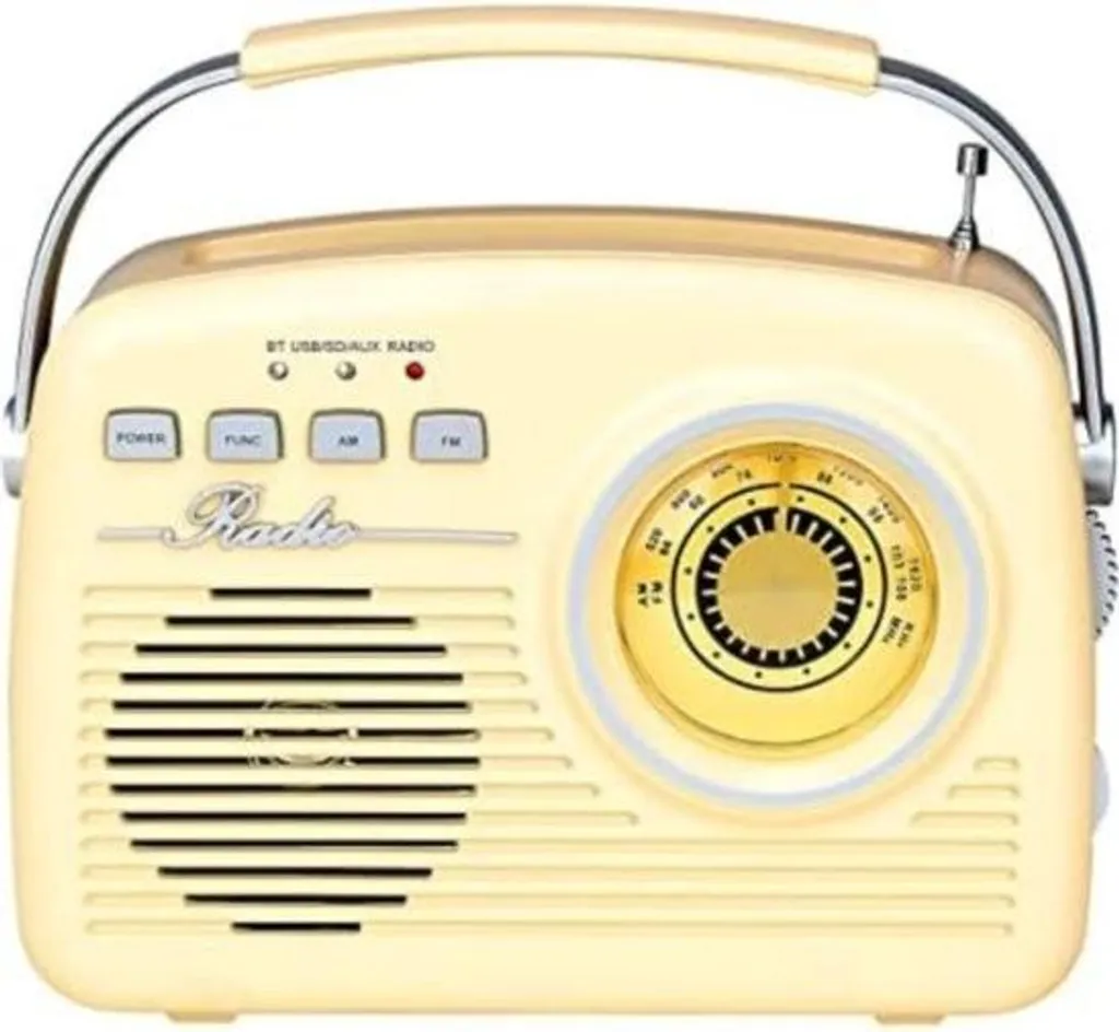 Radio à transistors avec son clair et haut-parleur intégré puissant