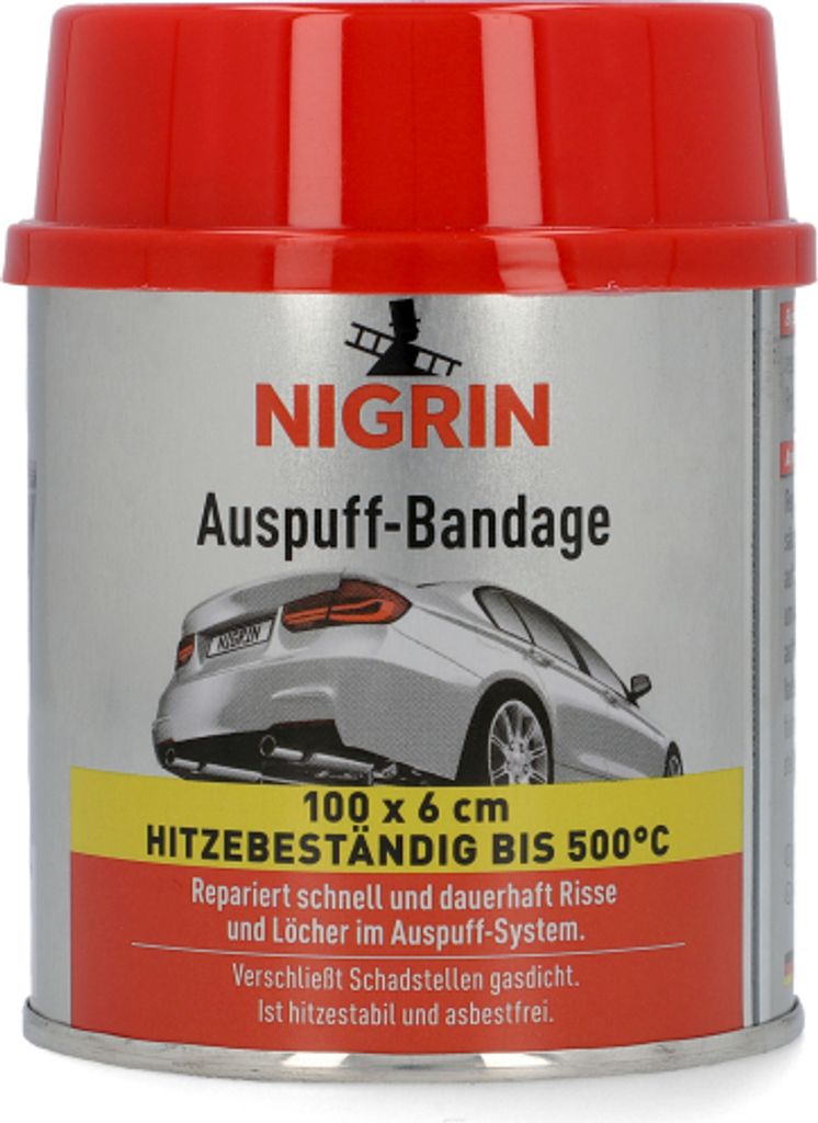 NIGRIN Auspuff-Bandage 100 x 6cm (L/B) inklusive Paste 200g Produktbild 