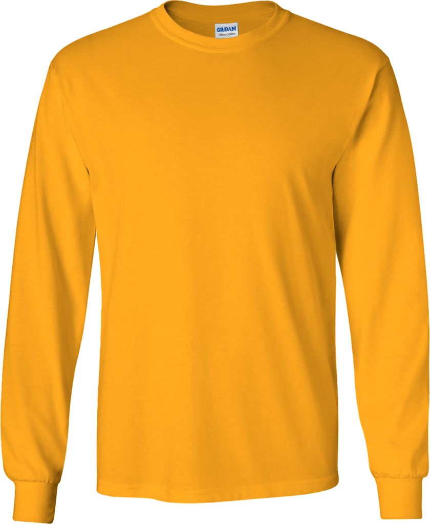 Gildan Ultra Herren T-Shirt mit Rundhalsausschnitt, langärmlig BC477 (M) (Gold)