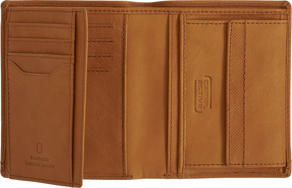 Camel Active Nimbus High Form Wallet RFID Leder Geldbörse Portemonnaie, Farbe:Cognac