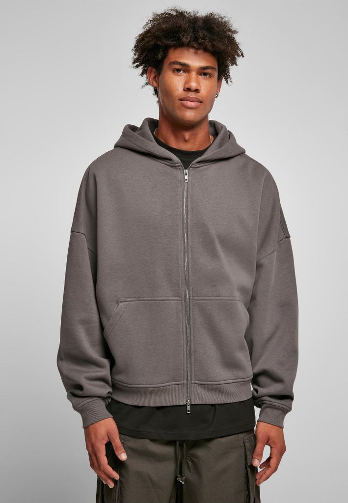 Urban Classics - Organic 90s Zip Hoody darkshadow - 3XL