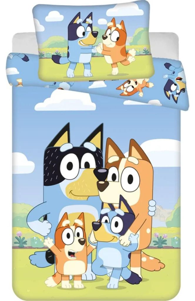 Pościel do łóżeczka Bluey 004 baby 100x135, 40x60 cm Zdjęcie produktu 