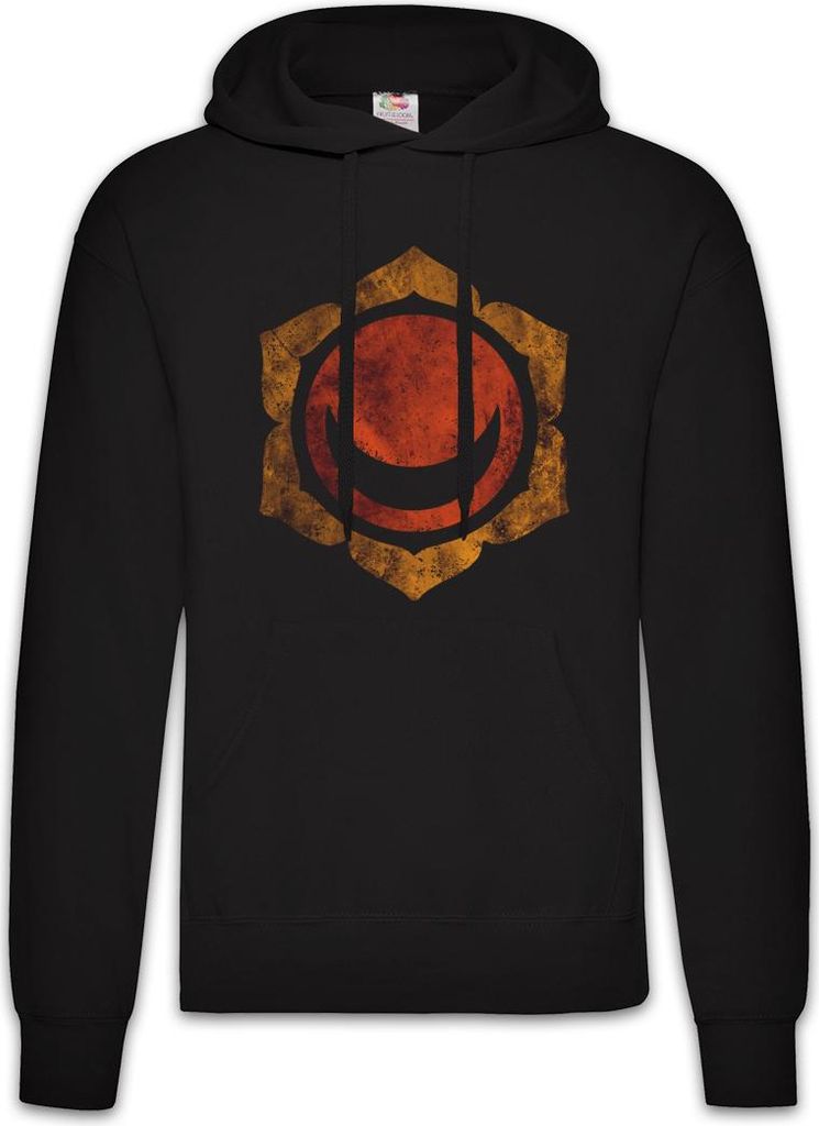 Urban Backwoods Chakra Svadhisthana Sacral, Herren Hoodie, Farbe: Schwarz, Größe: L
