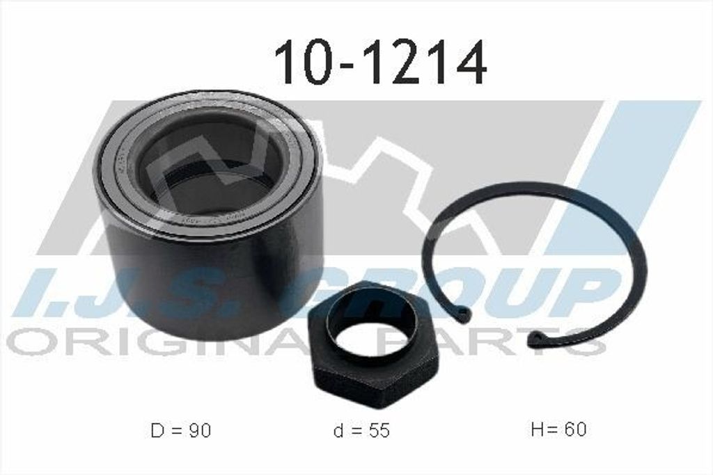 IJS GROUP Radlagersatz Vorne für FIAT DUCATO Kasten (244) 90mm 10-1214