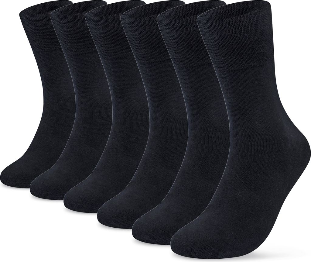 Gesundheitssocken 6 Paar Herren & Damen Socken ohne Gummi Produktbild 1