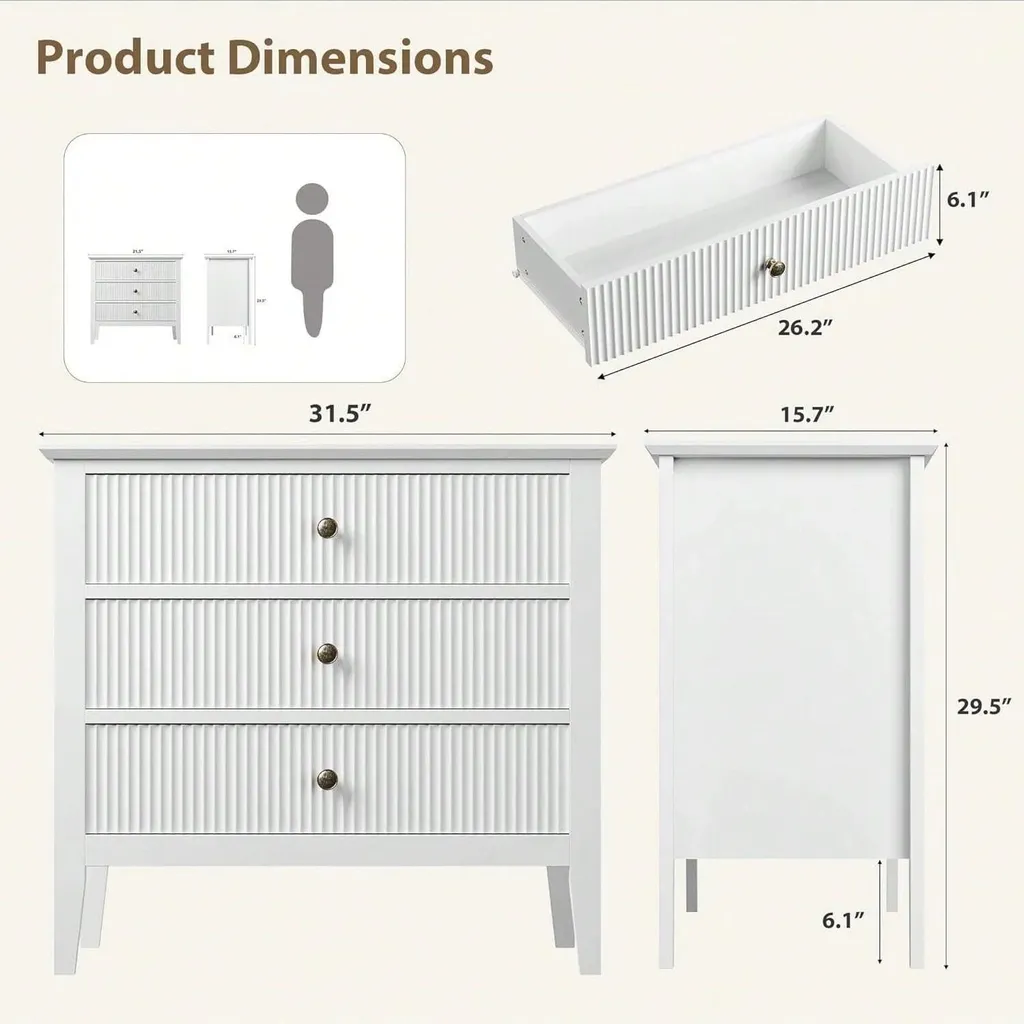 Commode compacte et spacieuse pour ranger sans encombrer la pièce