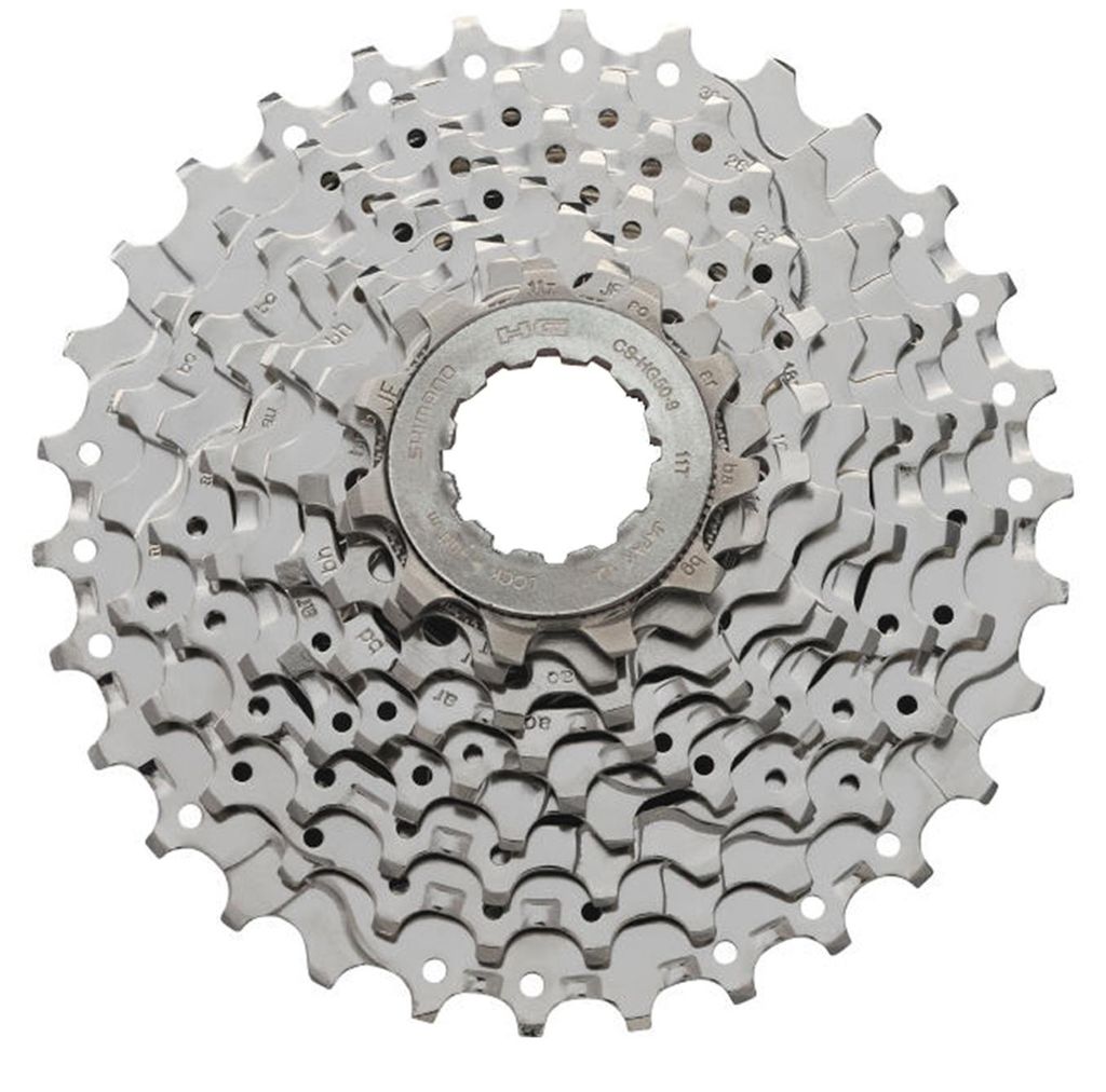 Shimano CS-HG50-9, Kaseta rowerowa, Szary Zdjęcie produktu 