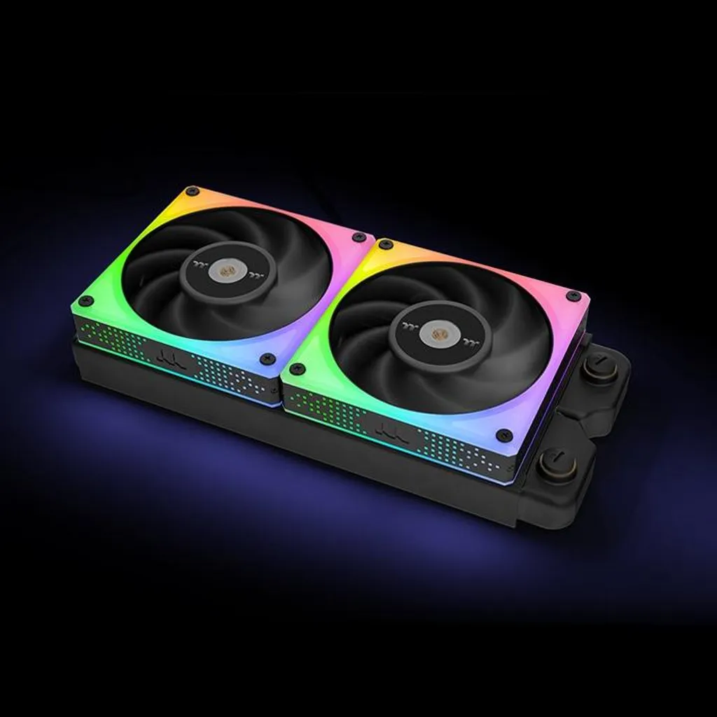 Pack 3 Ventole Bianco RGB Thermaltake TOUGHFAN 12 - Silenziose - 5