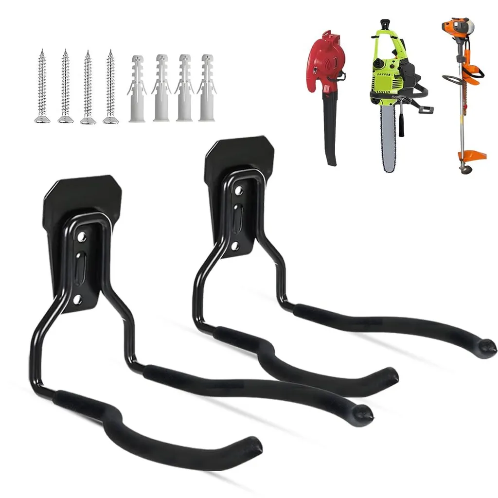 Crochets robustes en acier pour organisation garage et outils lourds
