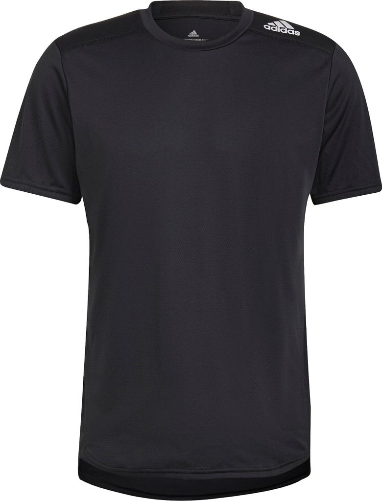 Męska koszulka do biegania Adidas Men D4r Czarna Zdjęcie produktu 