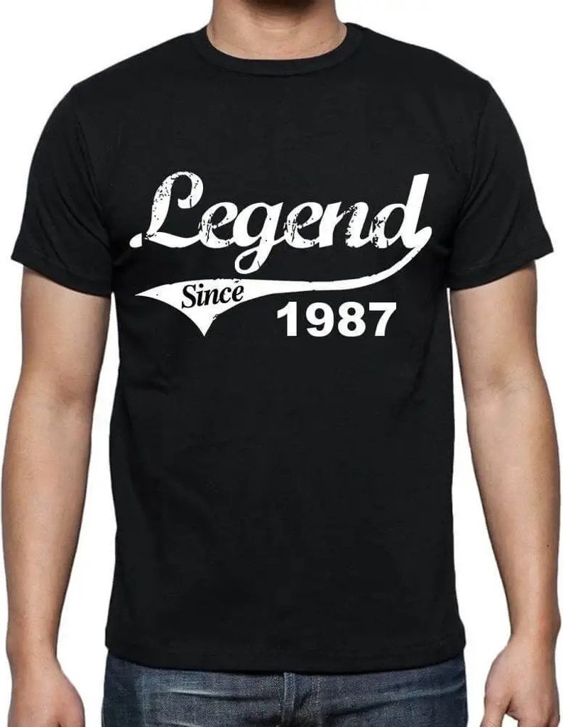 Herren Grafik T-Shirt Legende seit 1987 – Legend Since 1987 – Geschenk 37. Geburtstag Jahrestag 37 Jahre Jubiläum 37 Jährige Mann Jahrgang 1987