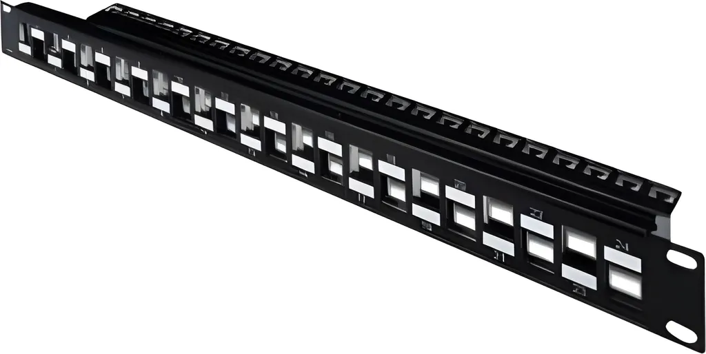 DIGITUS Patch Panel 24 Port Modulare Schermato: Qualità Professionale