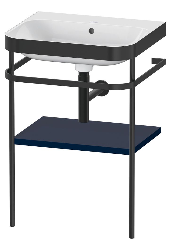 DURAVIT HP4735N9898 Metallk. mit Happy D.2 Plus bodenst. Produktbild 