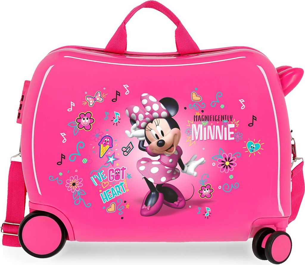 Minnie Maus Sitzkoffer Kinder Hartschalen Koffer Joumma Produktbild