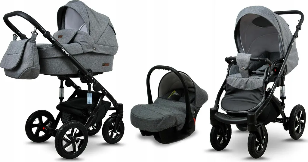 Combinaison Chat 3-en-1 BabyLux Sky Lark Grise : Fini le Froid la Nuit