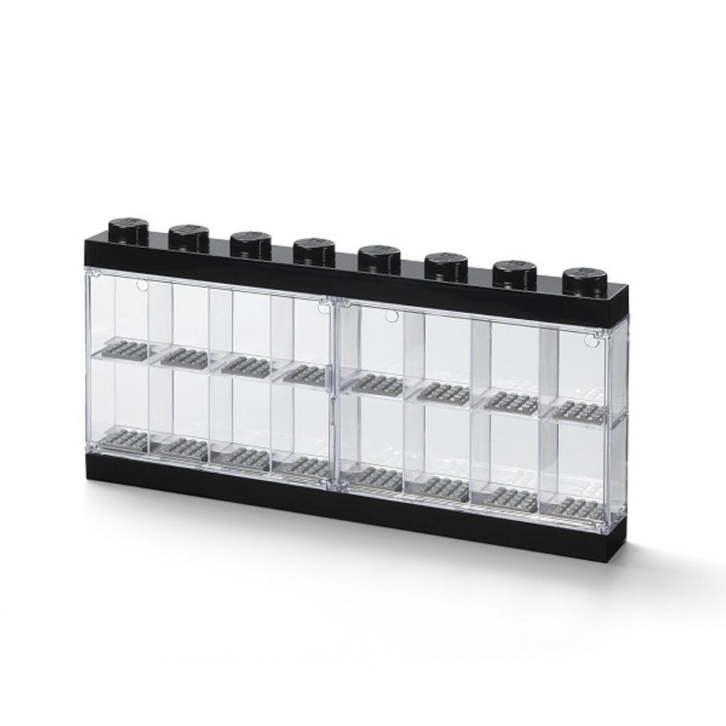 LEGO® Sammelbox für 16 Minifiguren - schwarz Produktbild 